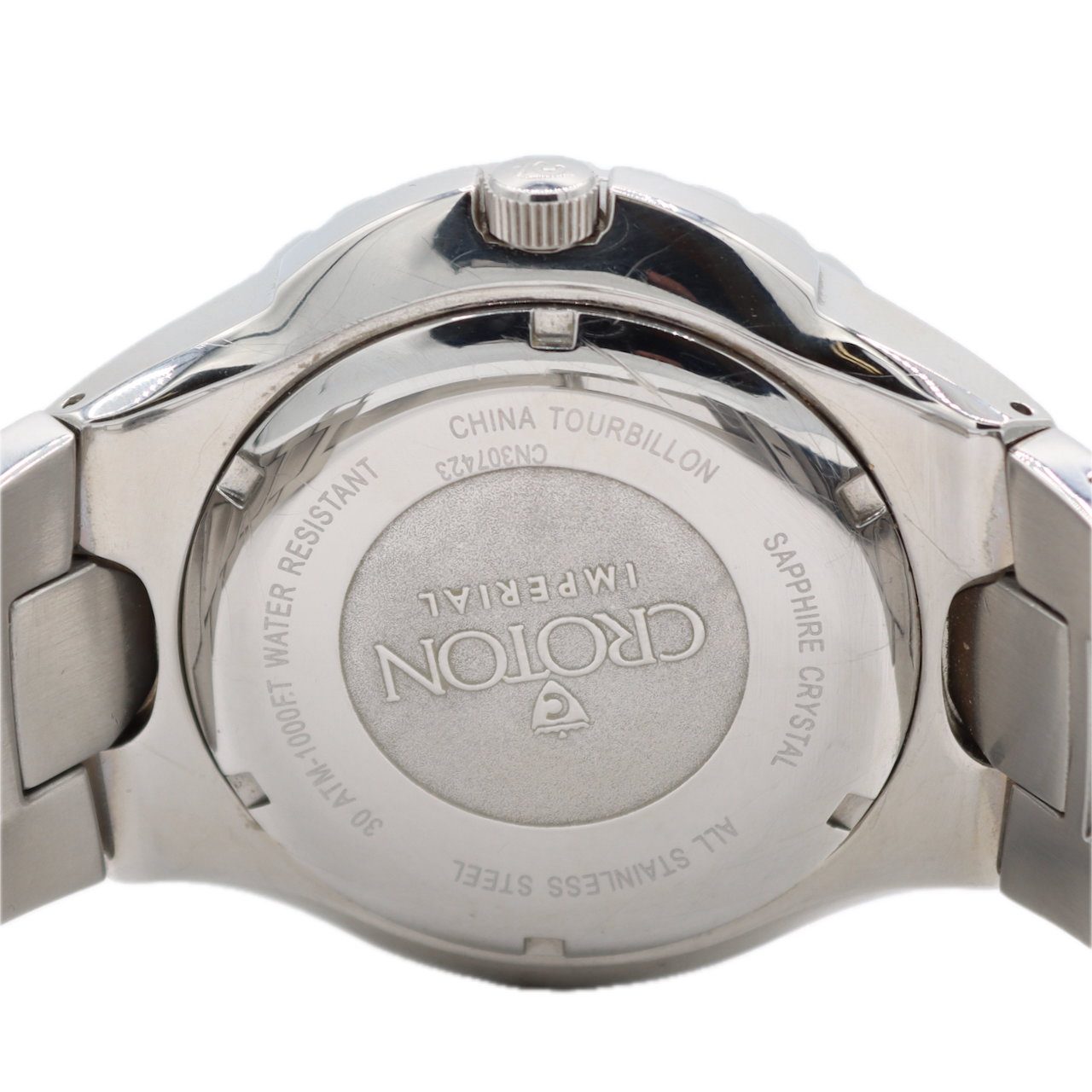 Croton CN307423 Imperial Tourbillion Men's Automatic Wristwatch USA Steel