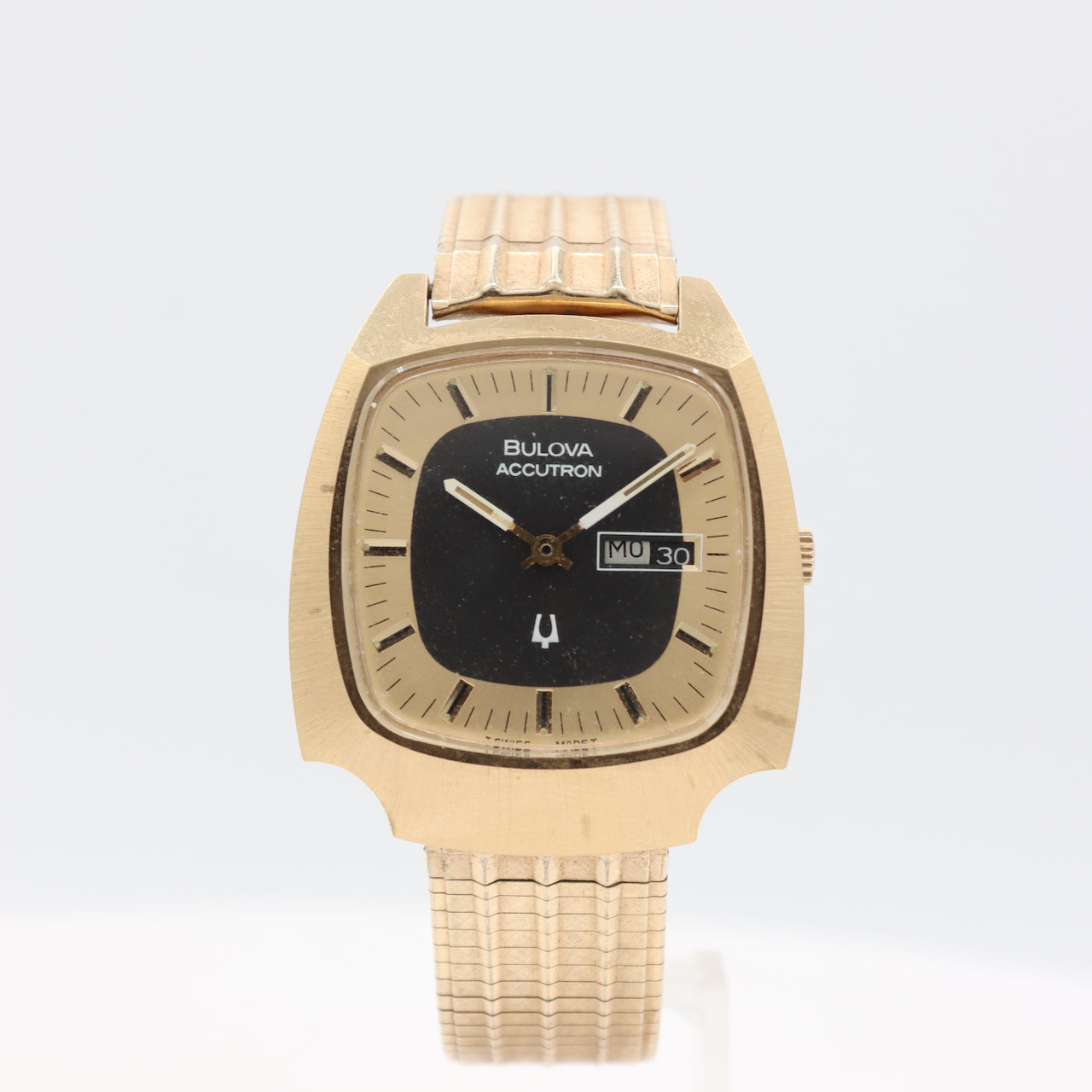 Vintage 1975 Bulova Accutron 3494 Anniversary Men's Tuning Fork Wristwatch 2313