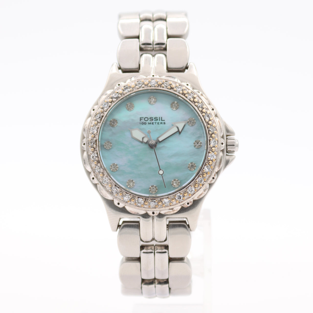 Fossil Blue - Crystal Accents 340107