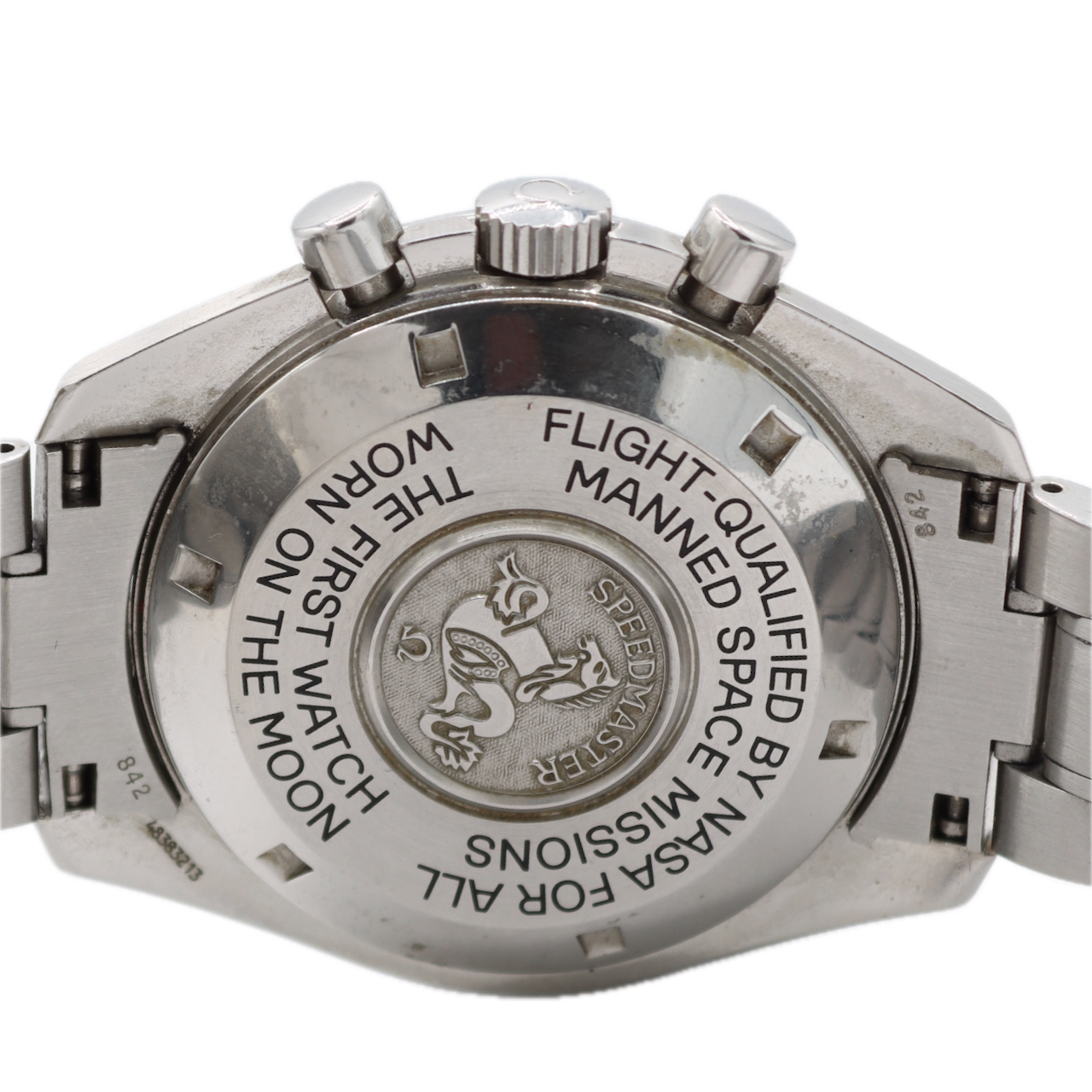 42mm 1998 Omega 3597.20.00 Apollo XVII Moonwatch Men's Chronograph Wristwatch