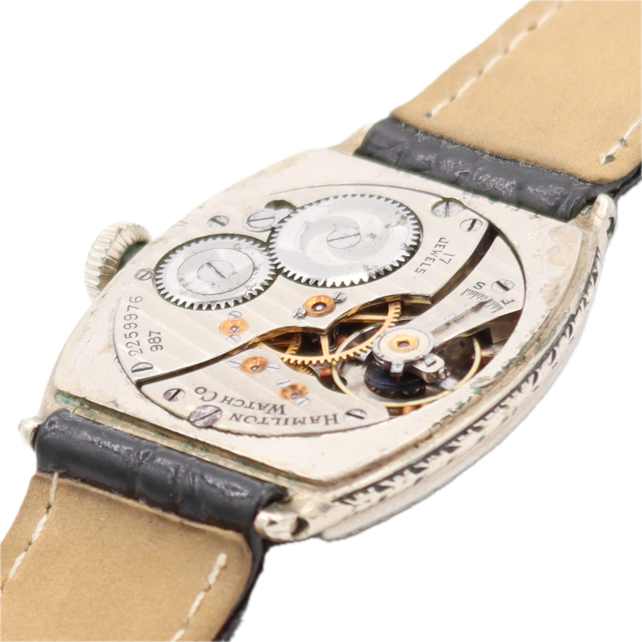 Antique Hamilton Barrel Engraved 987