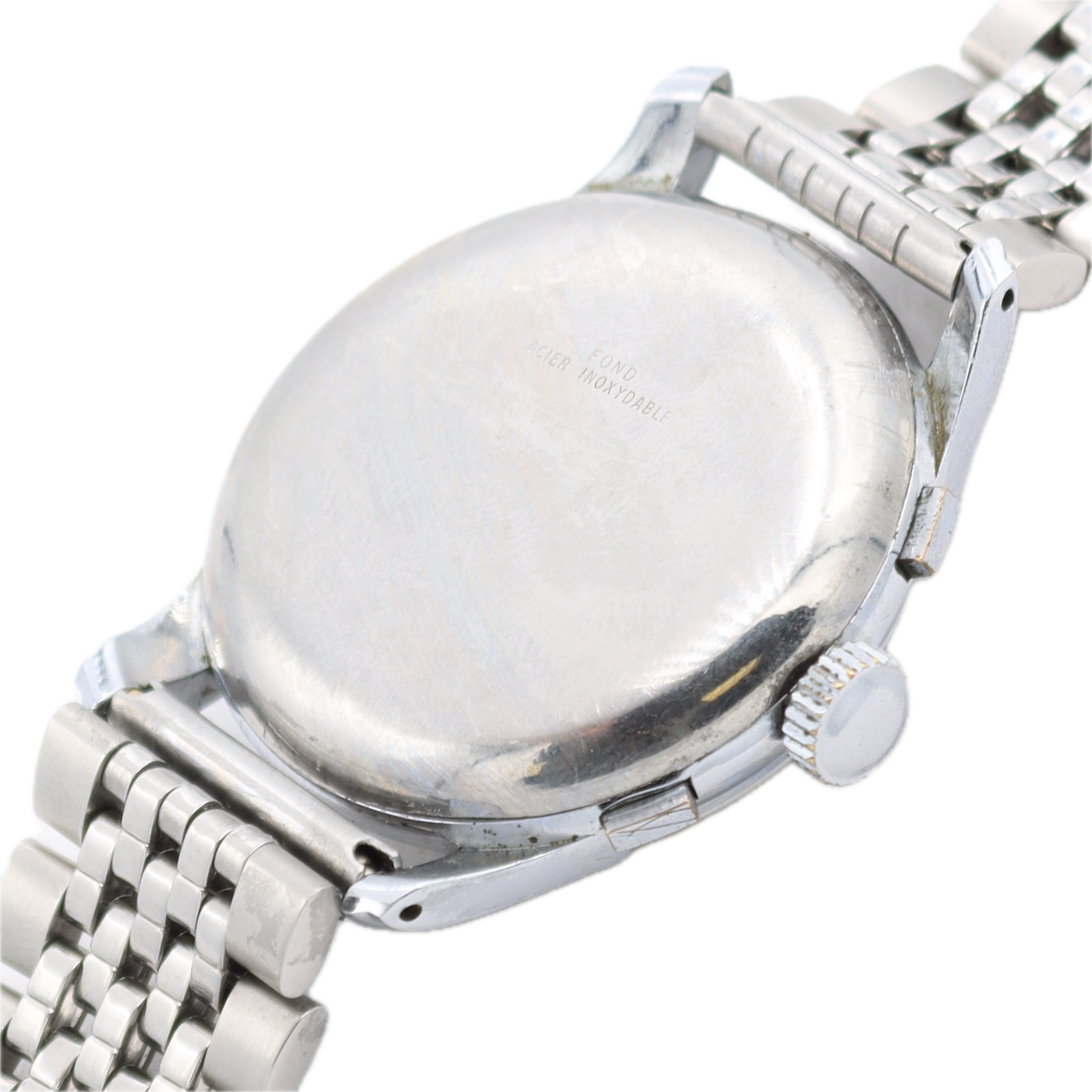 Vintage 35mm Helbros 17 Jewel Men's Chronograph Wristwatch Venus Swiss Steel