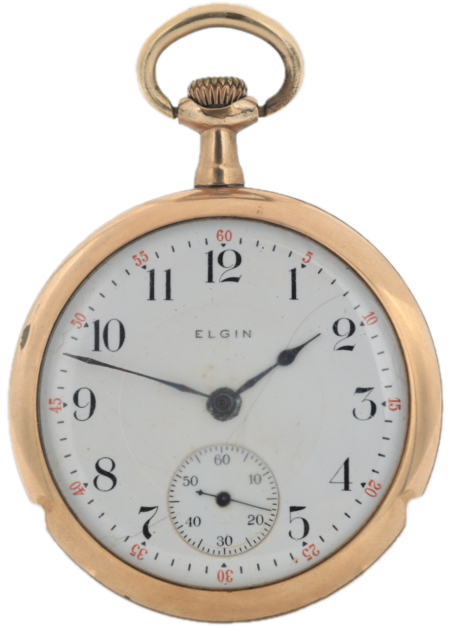 Antique 16s 1914 Elgin 17 Jewel Mechanical Pocket Watch 387 20 Year GF USA