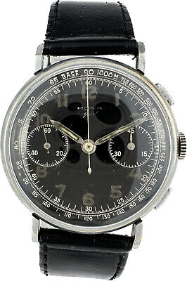 Vintage Rona Sport Military WW2 Men's Chronograph Wristwatch Angelus 215 Runs