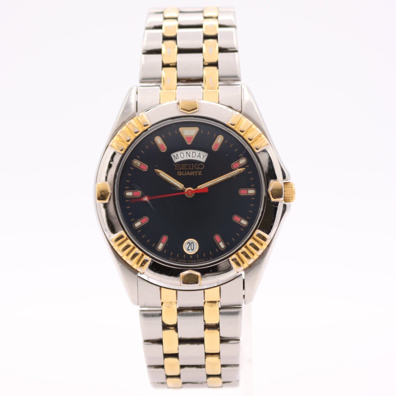 Vintage Seiko Day-Date 7N43-6A89