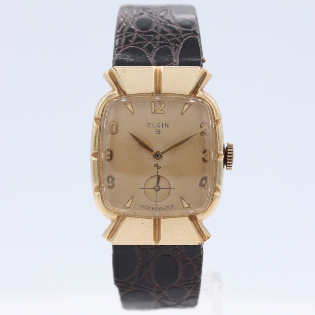 Vintage Elgin 8605 Gardner 21 Jewel Men's Mechanical Wristwatch 713 USA 10k GF