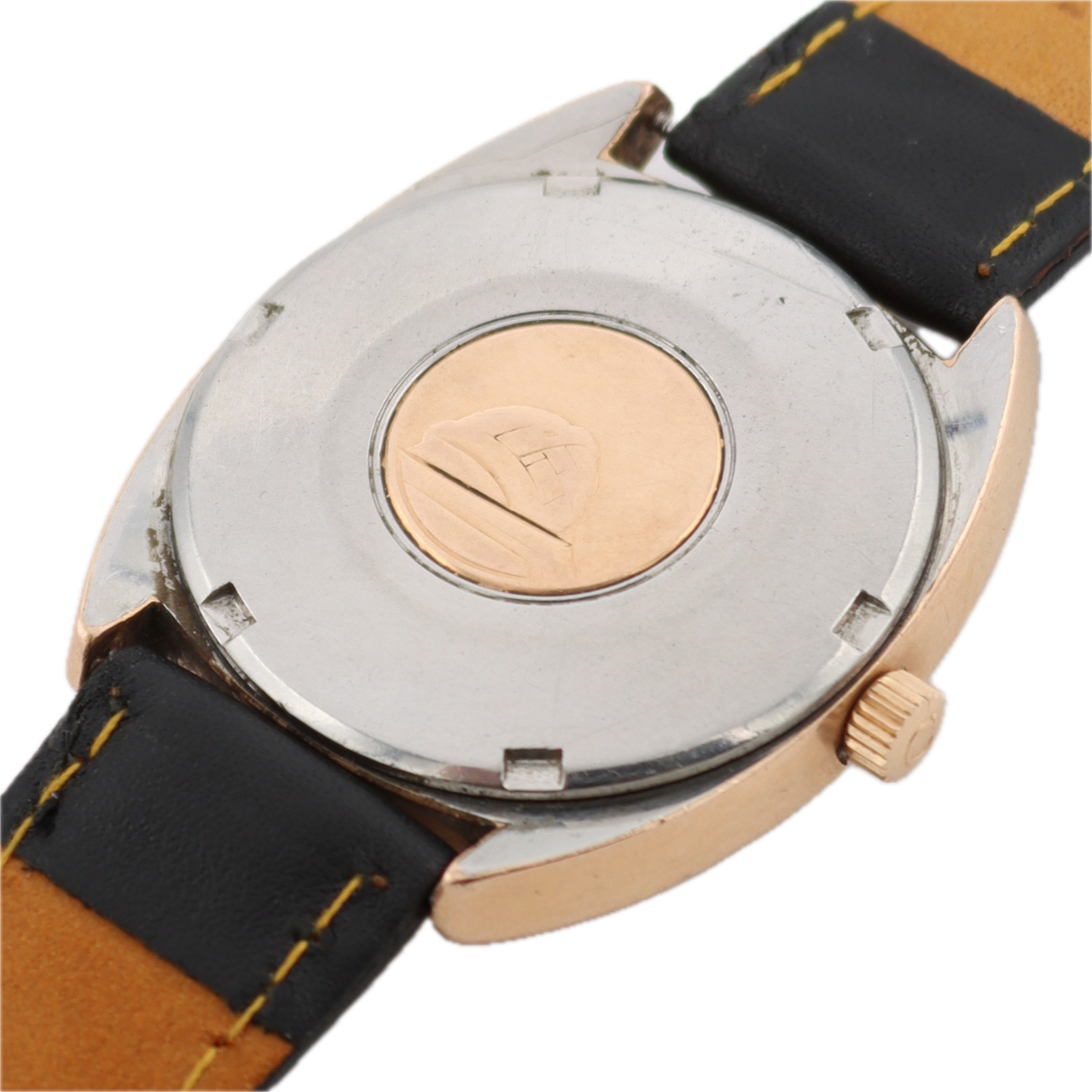 Vintage Omega 168.017 Constellation Men's Automatic Wristwatch Rose Gold Plated