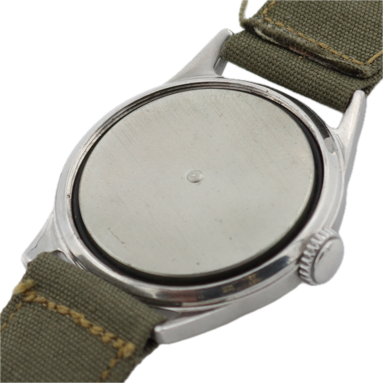 Vintage 30mm 1941 Elgin Service 15j Men's Mechanical Wristwatch 554 USA Steel