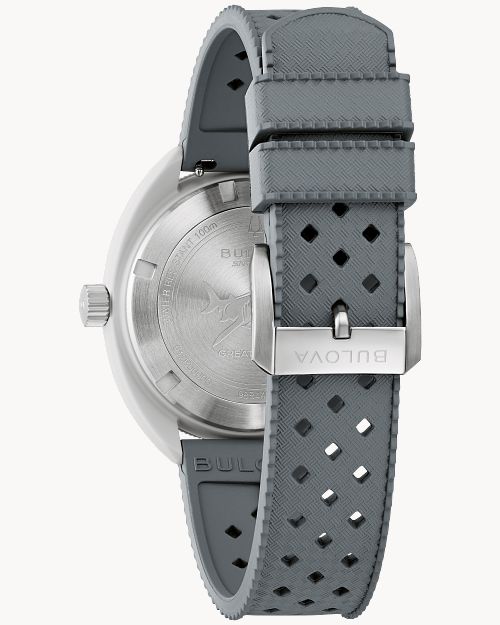 41mm Bulova 98B449 Oceanographer Snorkel Men's Quartz Wristwatch G.W. Shark