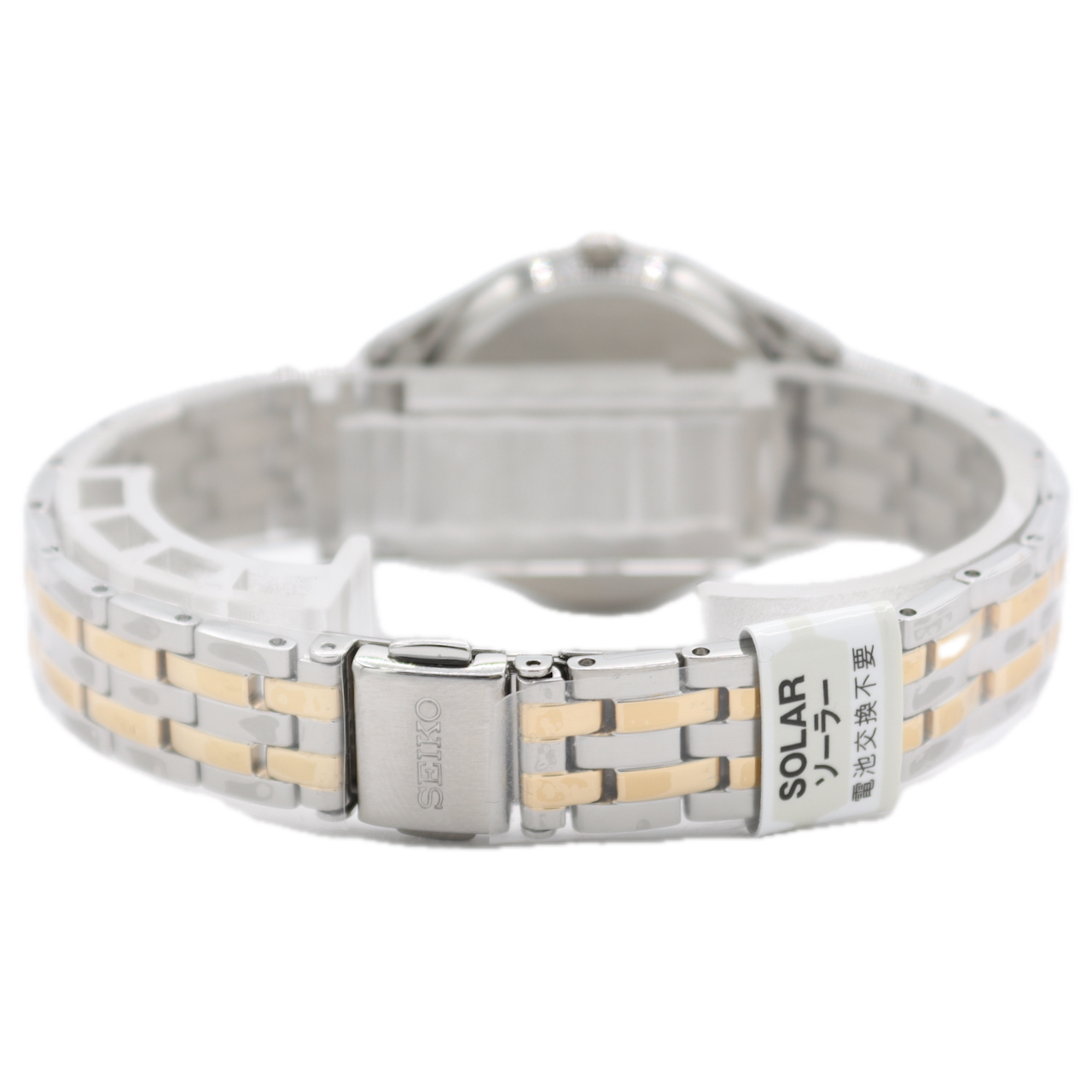 29.5mm 2024 Seiko V138-0AD0 Solar Day Date Ladies Quartz Wristwatch Steel W/Box