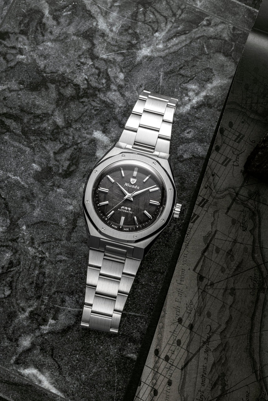 Nivada Grenchen F77 SST Meteorite MK2 68049A77