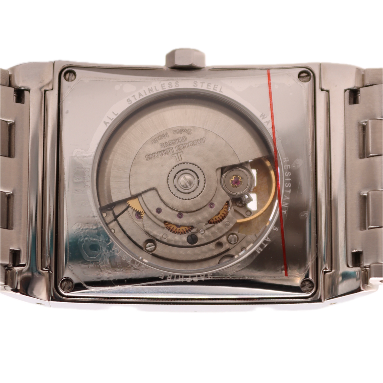 Jacques Lemans Geneve Open Heart Tank Style G-186