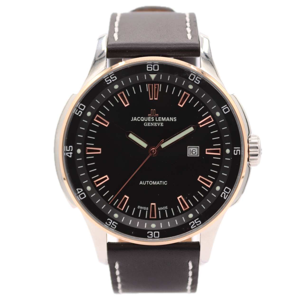 Jacques Lemans Geneve Black Dial G-229C