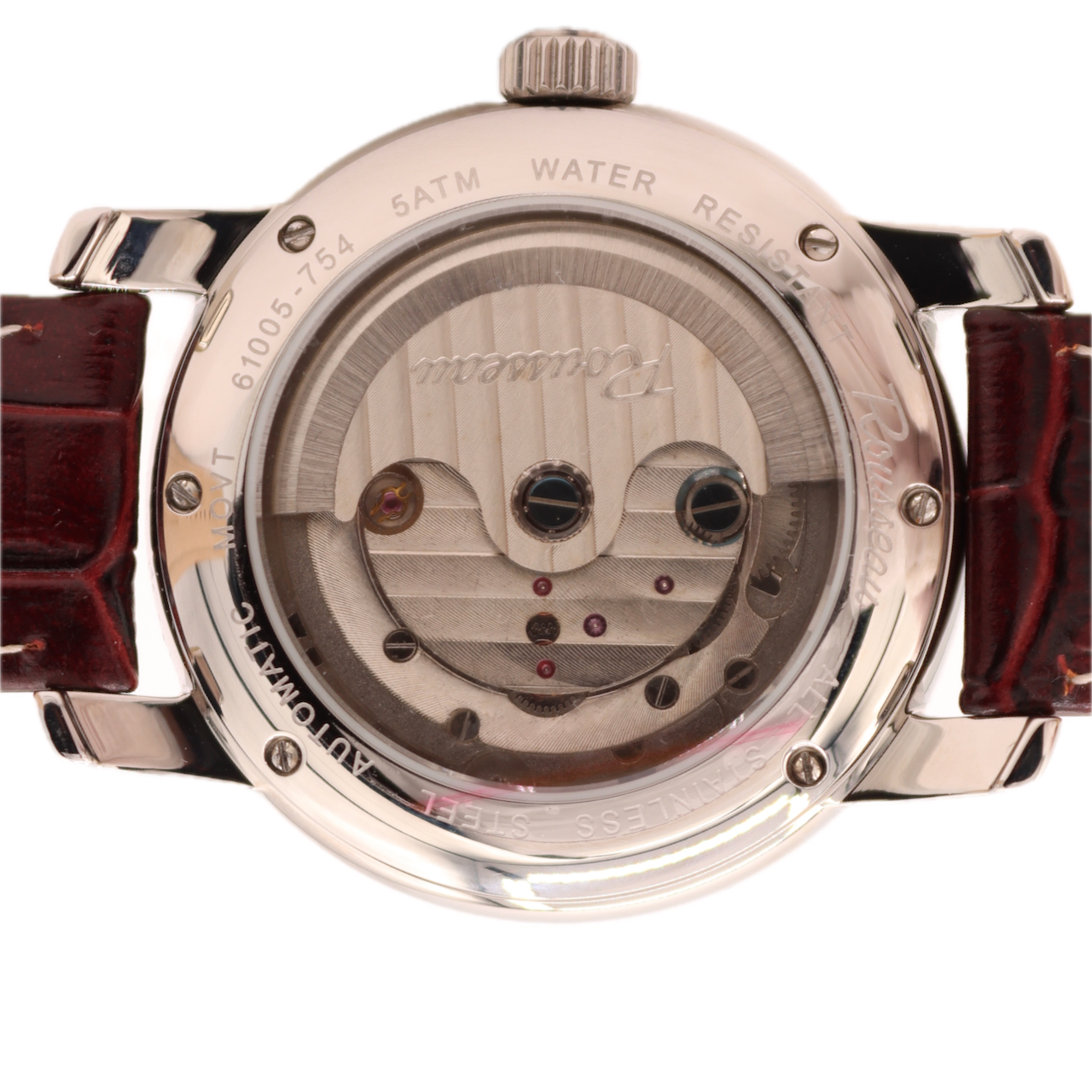 Rousseau Black Dial open heart 61005-754
