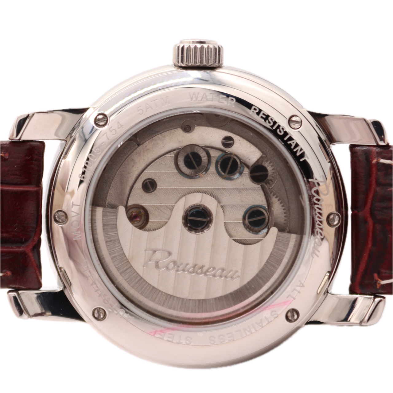 Rousseau Black Dial open heart 61005-754