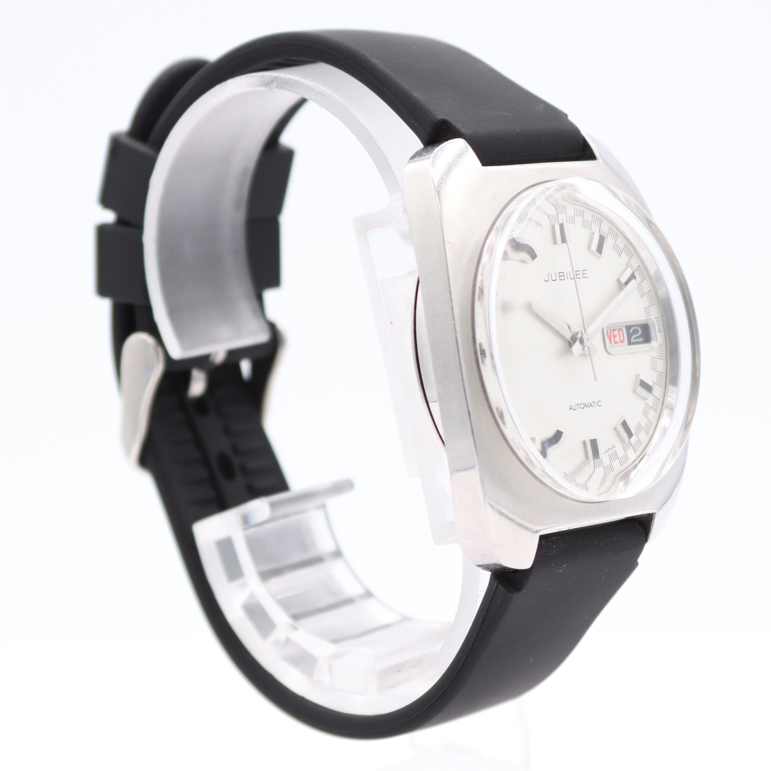Jubilee Silver Dial Day Date F 504