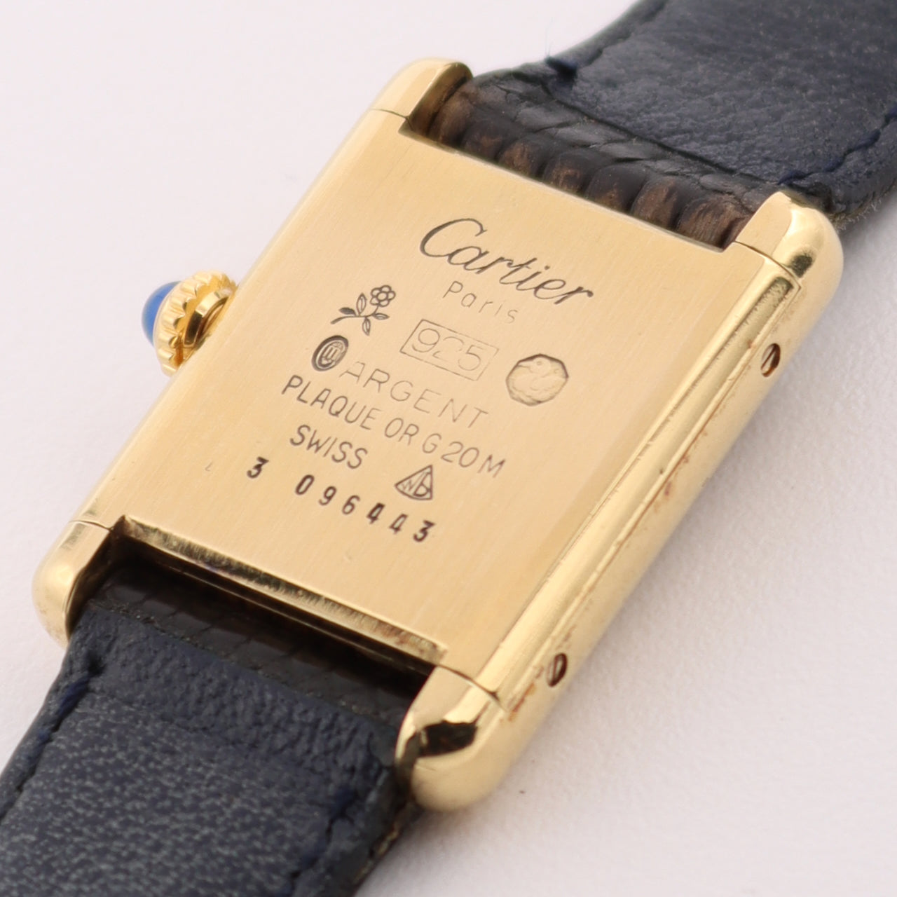 Cartier Tank Vermeil Blue Stardust