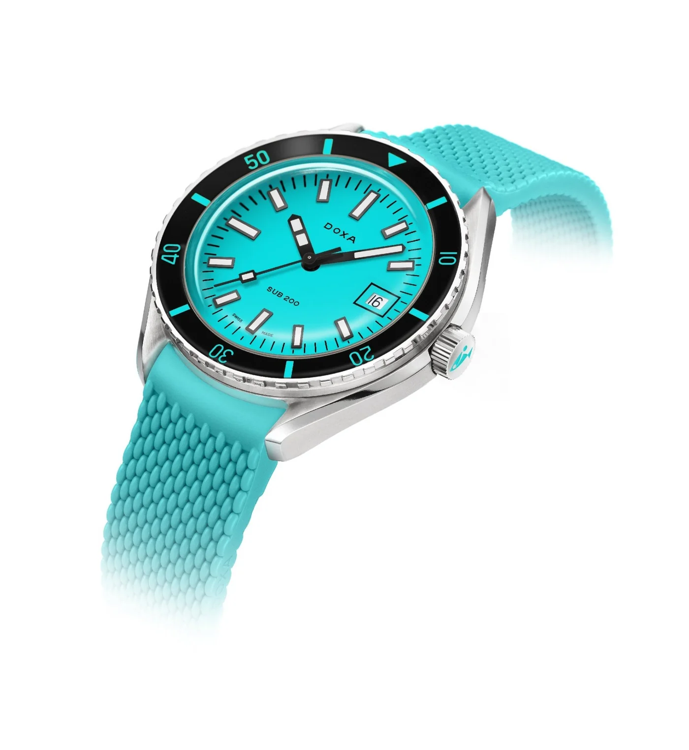 Doxa Sub 200 Aquamarine Short Strap 799.15.241.25