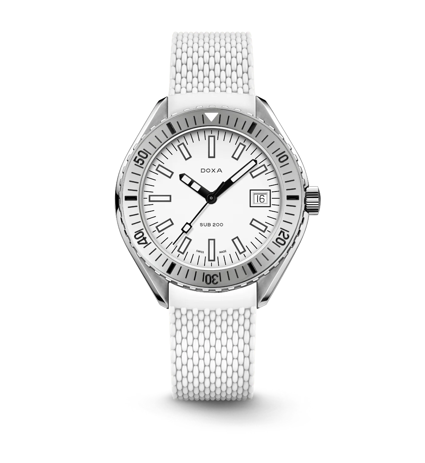 Doxa Sub 200 Whitepearl Short Strap 796.15.011.23