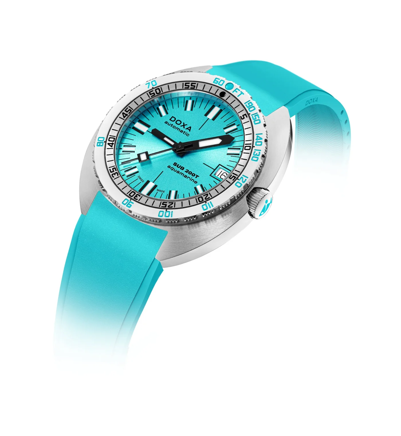 Doxa Sub 200T Aquamarine Sunray 804.10.241S.25