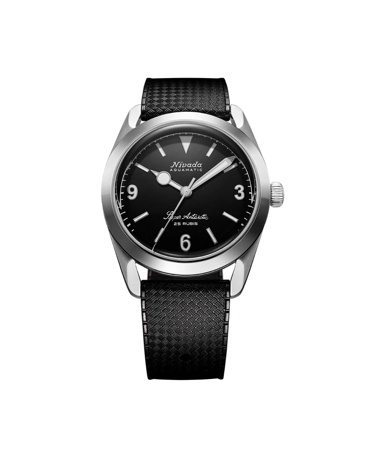 Nivada Grenchen Super Antarctic 3.6.9 Black No Vintage Effect - White Luminous 32039A01