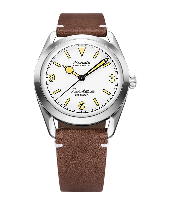 Nivada Grenchen Super Antarctic White 3.6.9 - Beige Luminova 32066A14