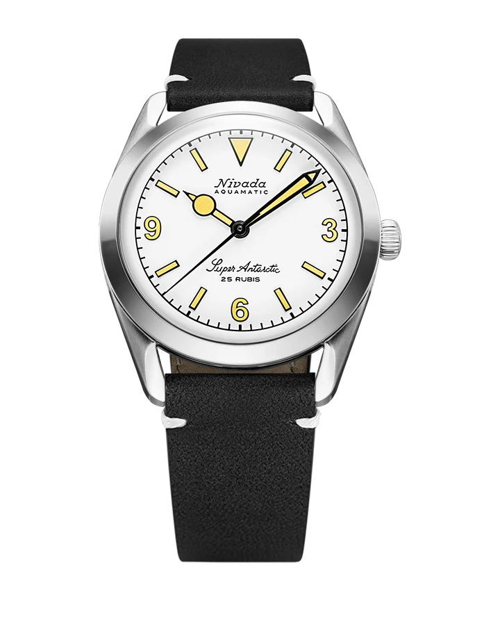 Nivada Grenchen Super Antarctic White 3.6.9 - Beige Luminova 32066A15