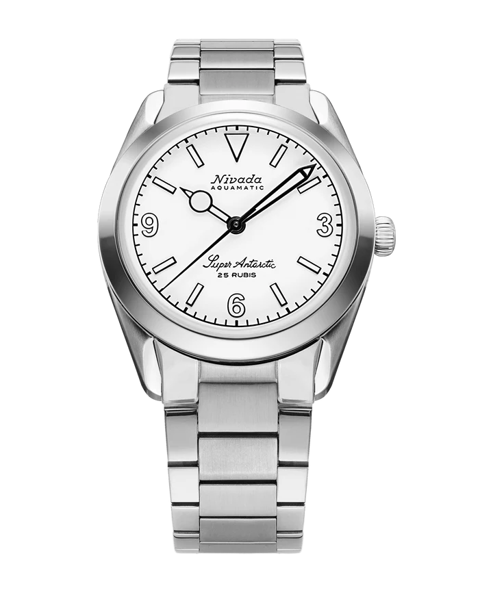 Nivada Grenchen Super Antarctic White 3.6.9 - White Luminova 32067A20