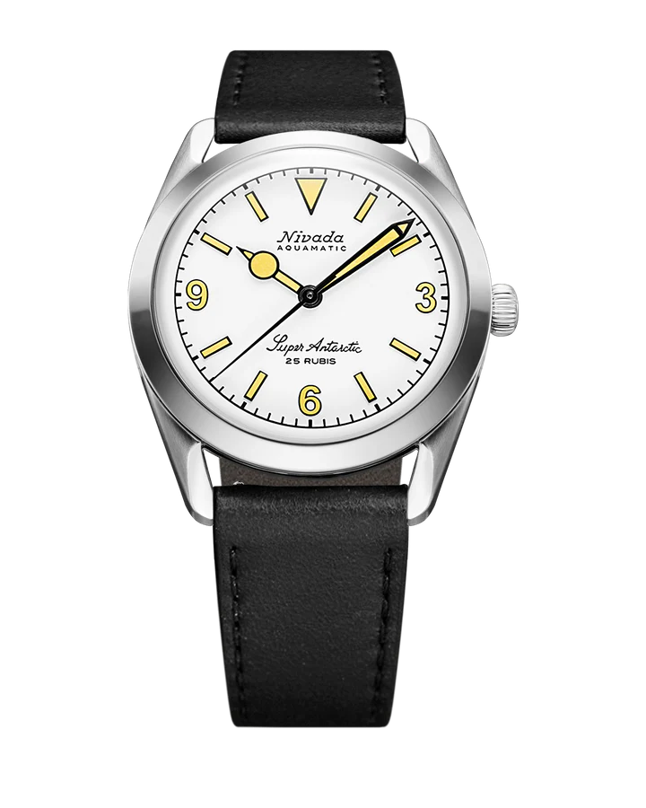 Nivada Grenchen Super Antarctic White 3.6.9 - Beige Luminova 32066A01