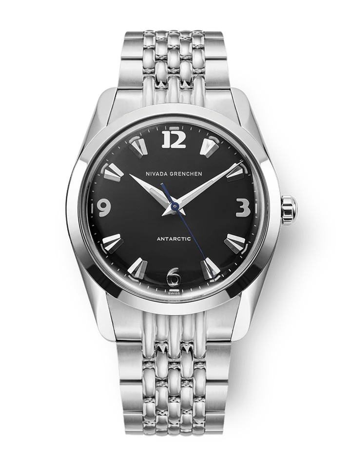 Nivada Grenchen Antarctic Black White Luminova 35002M04