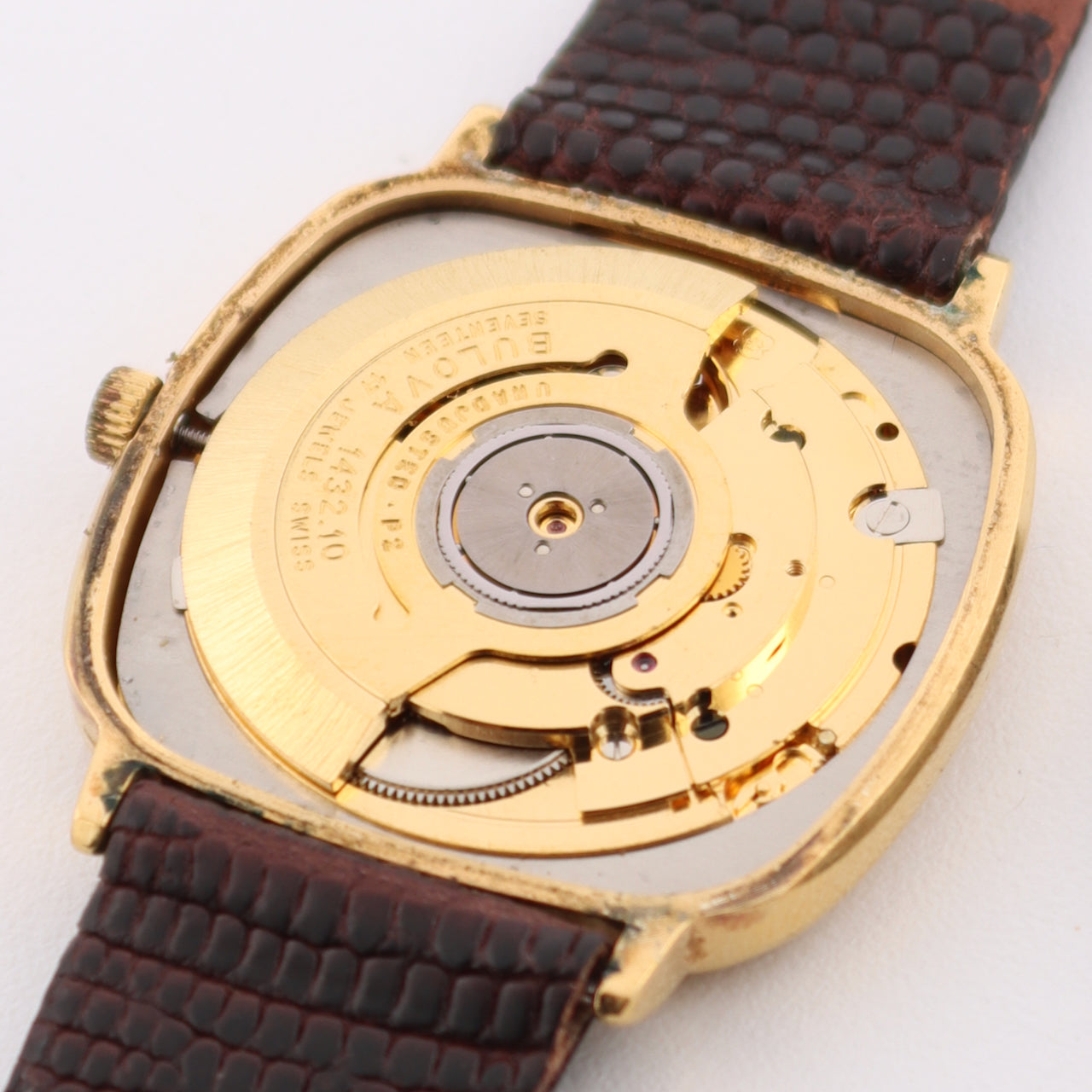 Bulova Square Date E-12399 1982