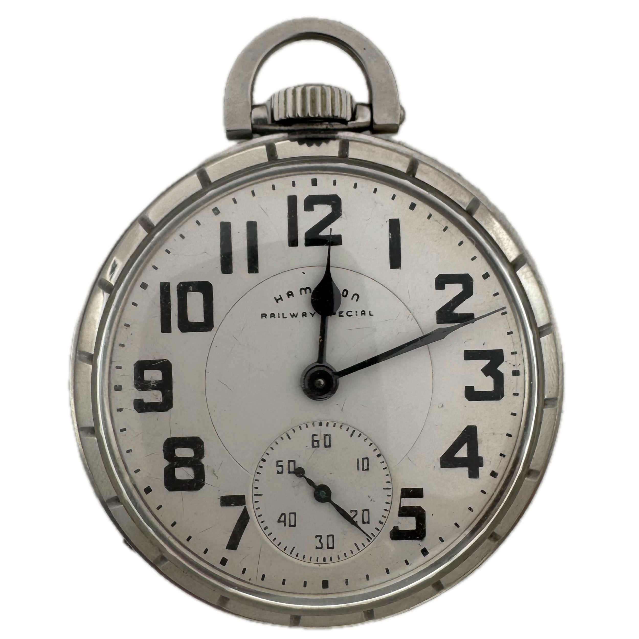 Hamilton Boxcar Dial Railway Special 1955