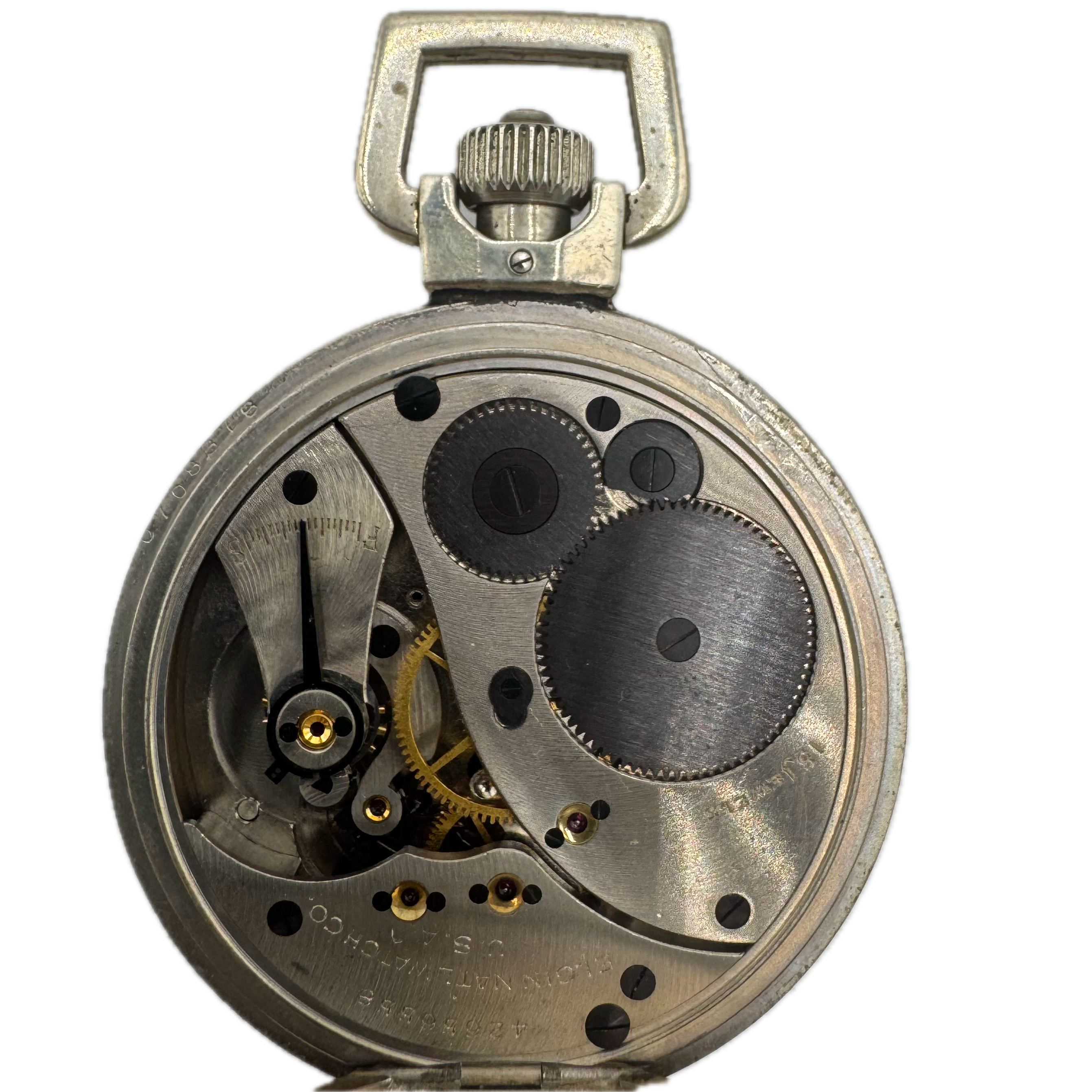 Elgin Natl. Watch Co. WWII Decimal Stopwatch Jitterbug 1945