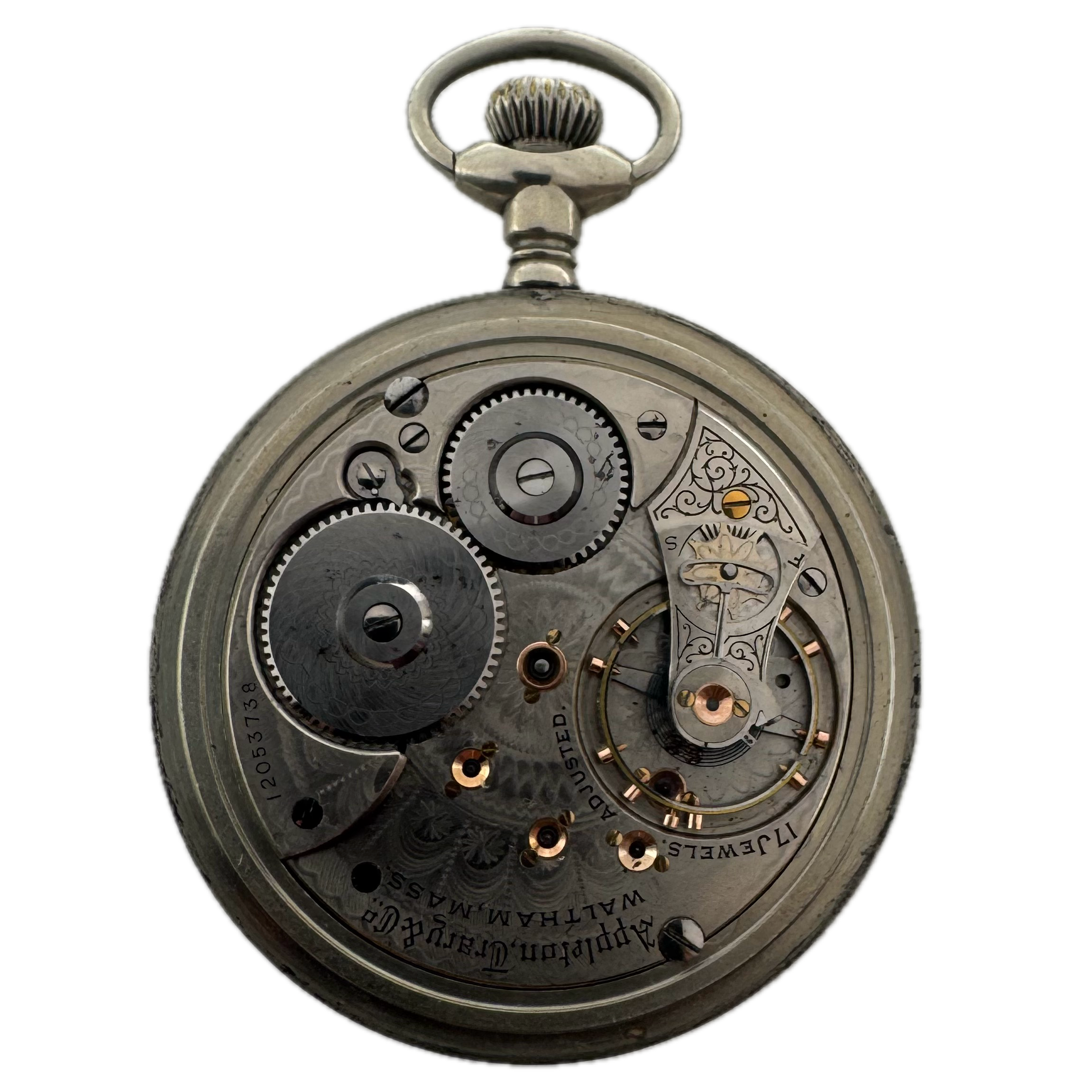 American Waltham Watch Co. Fancy Louis XIV Hands 1902