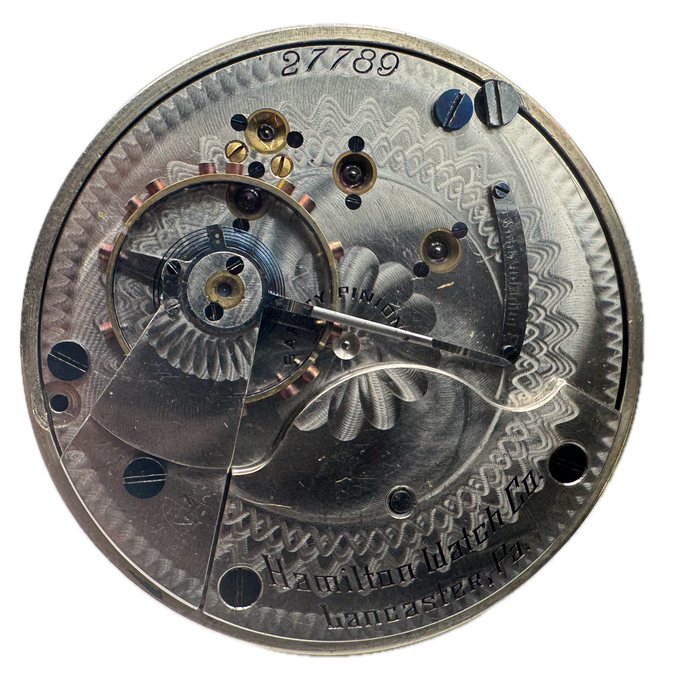 Hamilton Watch Co. Single Sunk 1897