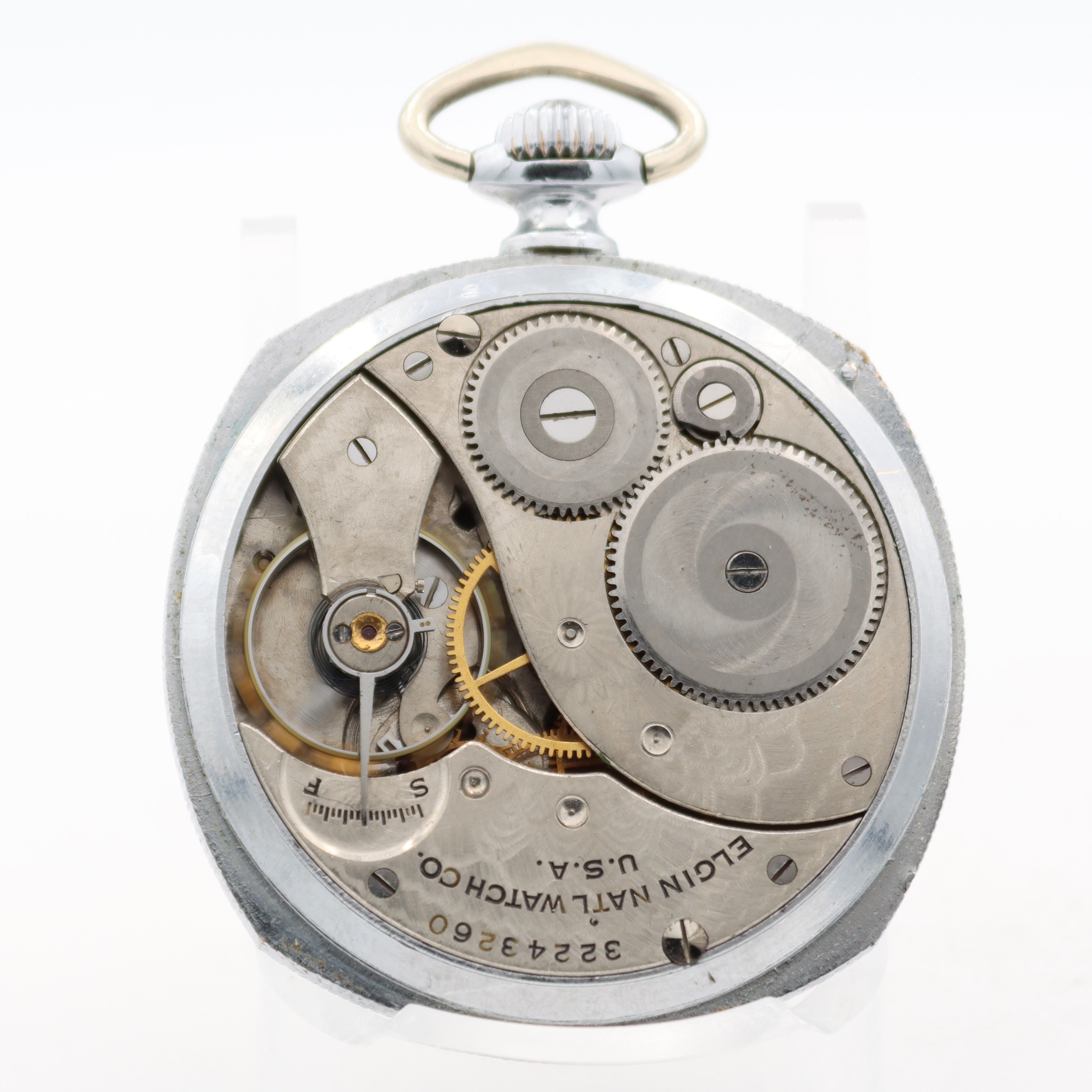 Elgin Fancy Dial Single Sunk 1930