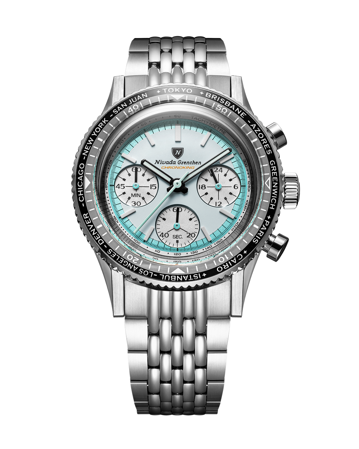 Nivada Grenchen Chronoking Racing Grey 87056Q04
