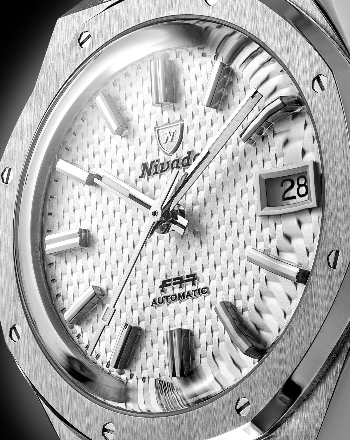 Nivada Grenchen F77 SST White MK2 69014A77