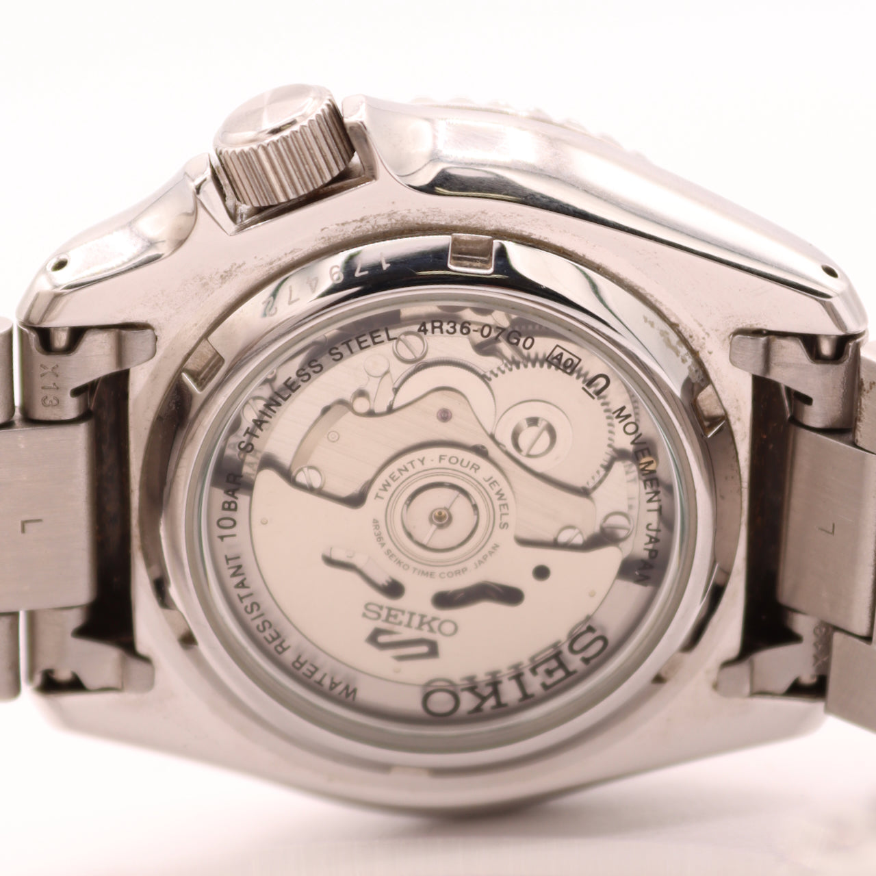 Vintage Seiko 5 Sports Green Dial 5KX 4R36-07G0