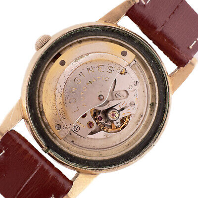 Vintage Longines 2346-SW Men's Automatic Wristwatch 19AS 10k GF w Guilloche Dial