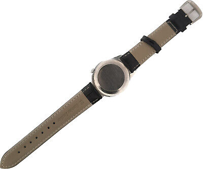 Vintage Wyler 1976-11620 Men's Mechanical Wristwatch Steel Crosshair Skin Diver