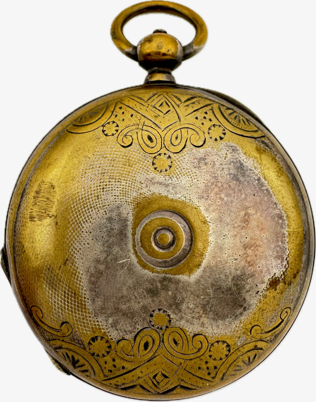 Antique 18S 1864 Waltham Civil War Key Wind Hunter Pocket Watch Ellery Plated