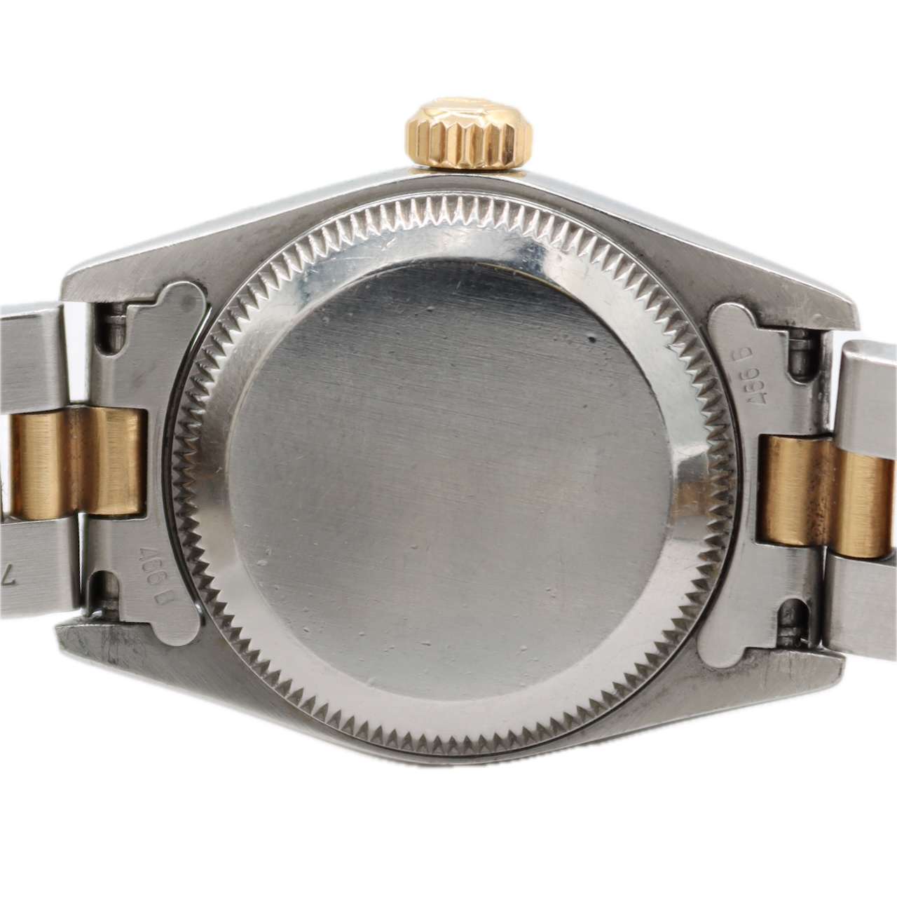 Vintage 1996 Rolex 67183 Oyster Perpetual Ladies Automatic Wristwatch Grey Dial