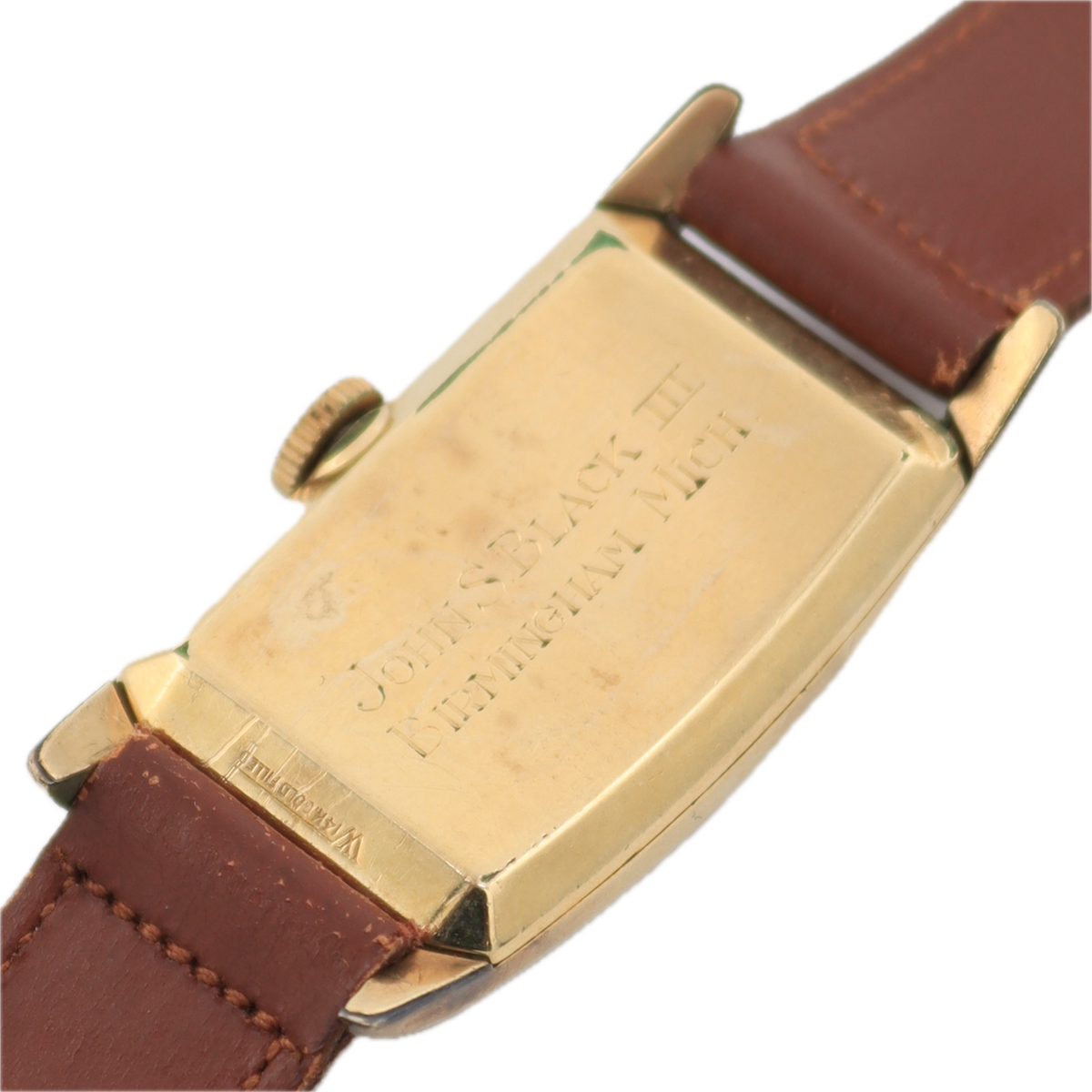 Vintage Hamilton Clark Men's Mechanical Wristwatch 980 USA 14k Gold Filled1