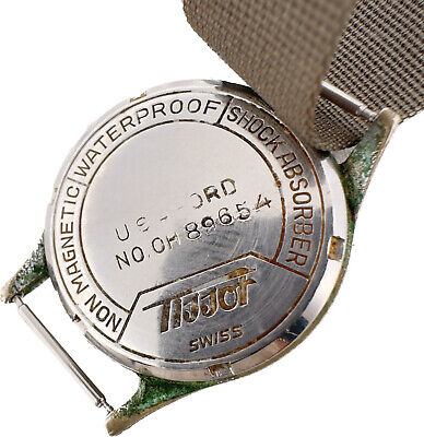 Vintage Tissot Military 15J Men's Mechanical Wristwatch 6262/1 US Military Issue