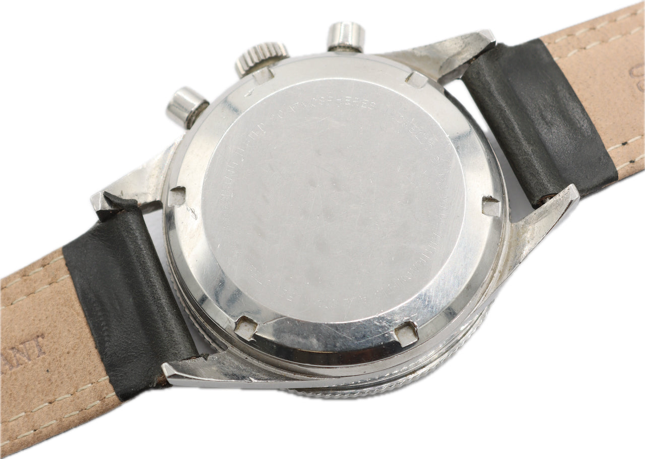 Vintage 39mm LeJour "Lollipop" Men's Mechanical Wristwatch 7733 Swiss Steel