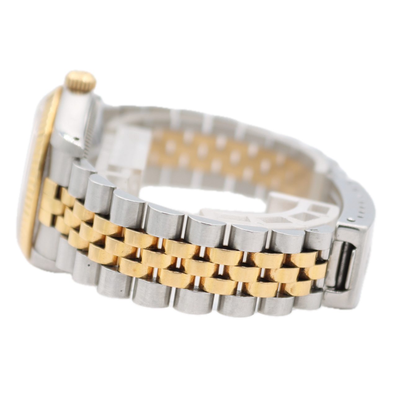 Vintage 30mm Rolex 68273 Date Ladies Automatic Wristwatch 2135 Steel & Gold