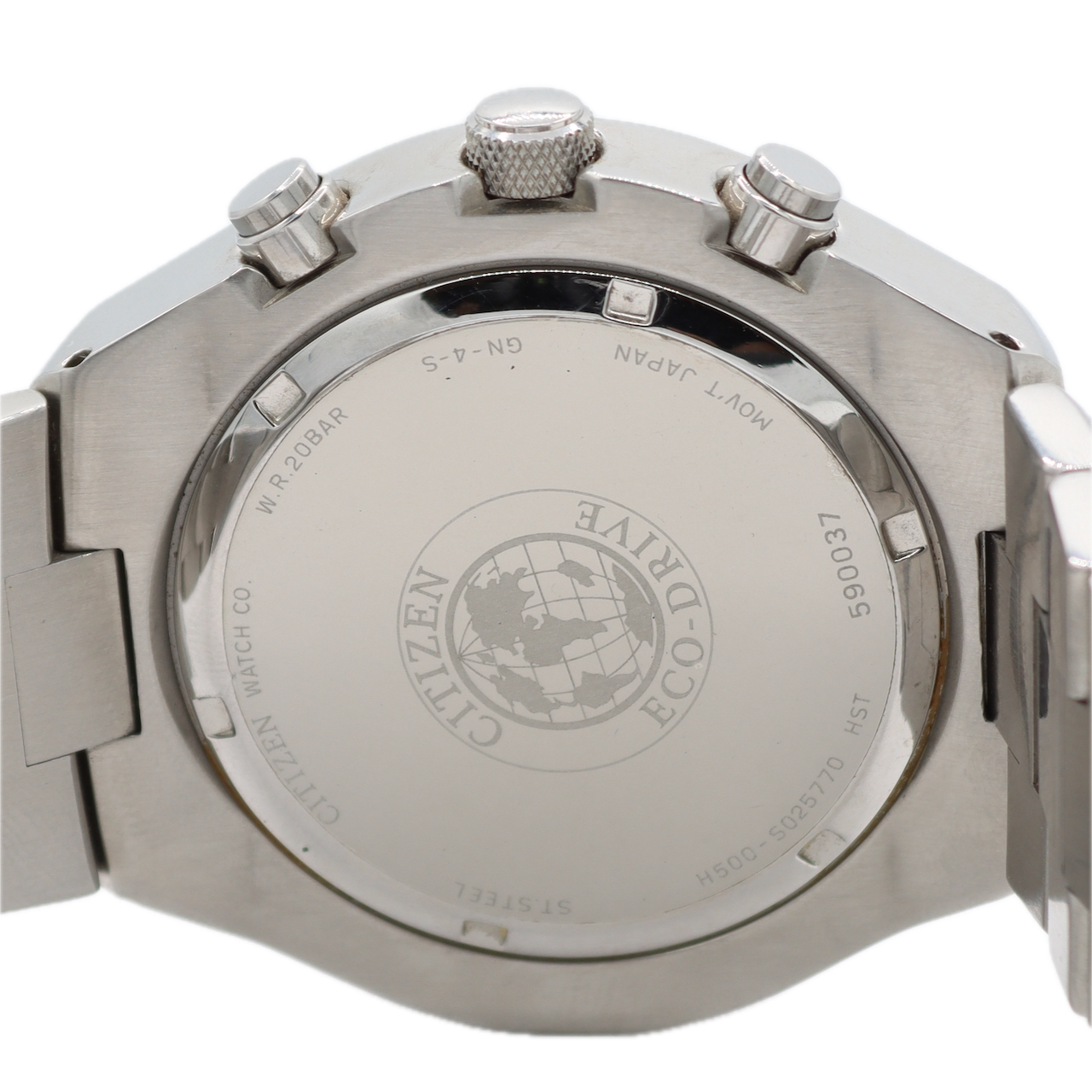 Citizen H500-S025770 Roustabout Men's Quartz Wristwatch Japan Steel Chronograph