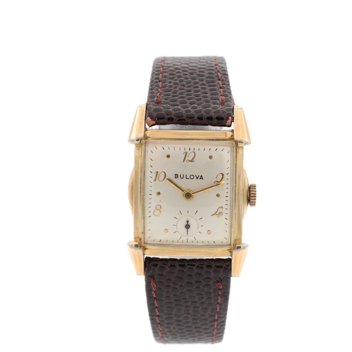 Vintage 1952 Bulova Ardsley Men's Mechanical Wristwatch 10BT USA 10k RGP & Steel