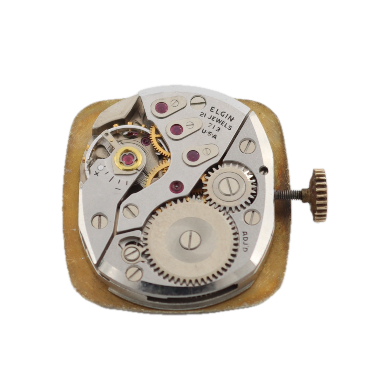 Vintage Elgin 8605 Gardner 21 Jewel Men's Mechanical Wristwatch 713 USA 10k GF